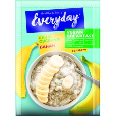 Каша овсяная EVERYDAY VEGAN Breakfast Банан-конопляное семя, 35 г