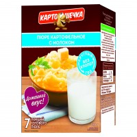 Mashed potatoes with milk (box), 180 g