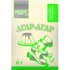 Food additive Agar-agar (E 406), 6 g 