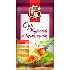 Chicken soup DOM.BISTRO with noodles (package), 60 g