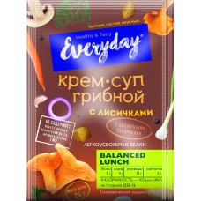 EVERYDAY mushroom cream soup with chanterelles and wheat croutons (package), 25 g