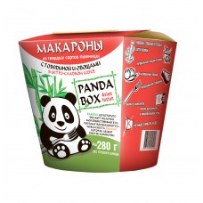 Макароны быстрого приготовления с говядиной и овощами в остро-сладком соусе Panda box, 58 г