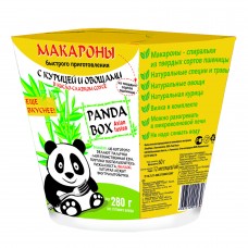 Instant pasta with chicken and vegetables in sweet and sour sauce Panda box, 60 g