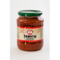 Tomatoes HUNGROW unpeeled in tomato juice st / ban 670 g. 