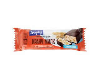 EVERYDAY PROTEIN DESSERT "CRUNCH MILK" glazed bar 35g