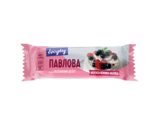 Every Day Protein Dessert Pavlova Meringue Raspberry Blueberry 35g Unglazed Bar