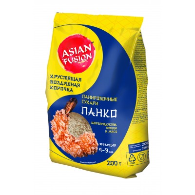 Сухари ASIAN FUSION панировочные Панко, 200г