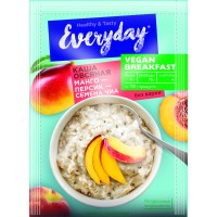 Oatmeal porridge EVERYDAY VEGAN Breakfast Mango-peach-chia seeds, 36 g