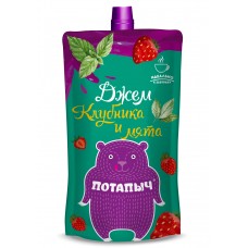 Potapych, strawberry and mint jam, 300 g