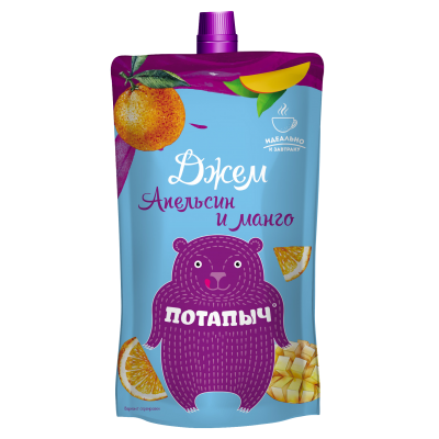 Ppotapych, orange jam, mango, 300 g