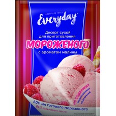 Dry dessert EVERYDAY for ice cream with raspberry flavor, 55 g