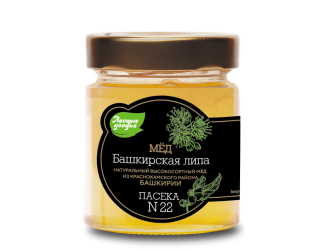 Мёд натуральный Башкирская Липа, ЛЕСНЫЕ УГОДЬЯ, 320 г