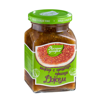 Jam figs with walnuts Forest land, 300 g