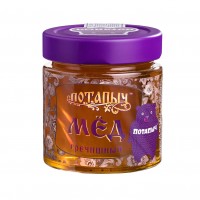 Мёд натуральный жидкий гречишный, Потапыч, 250 г