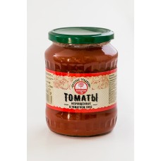 Tomatoes HUNGROW unpeeled in tomato juice st / ban 670 g. 